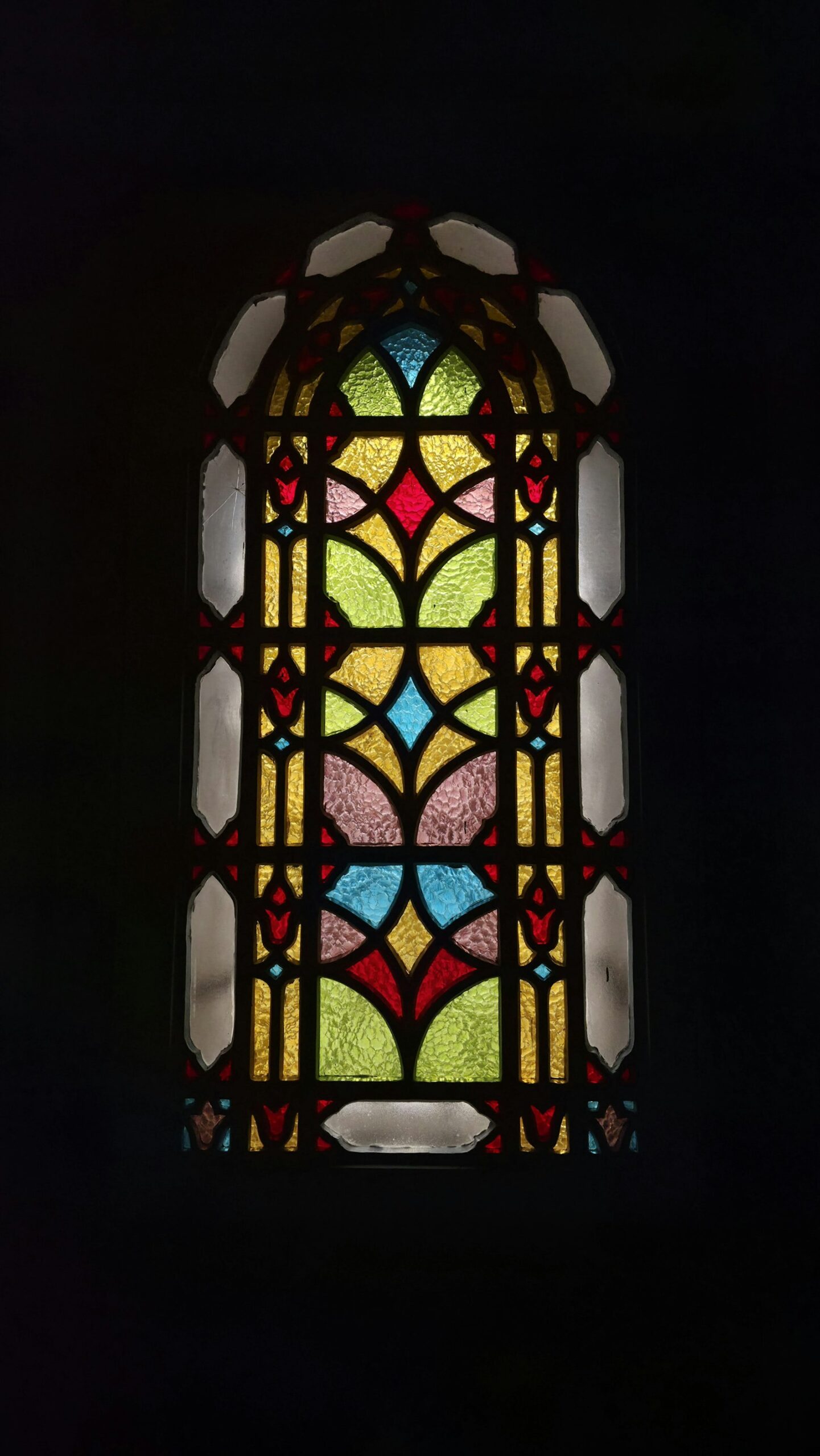 Decorative stained glass window
