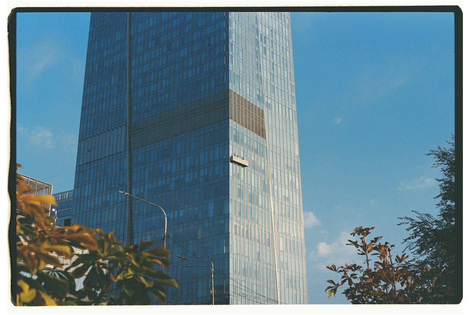 Modern glass skyscraper